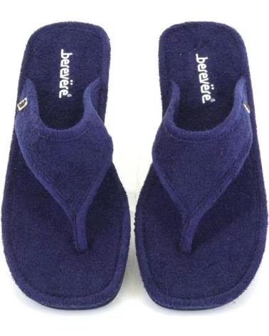 BEREVERE CHAUSSONS BEREVERE 4304 POUR FEMME, BLEU MARINE AZUL MARINO