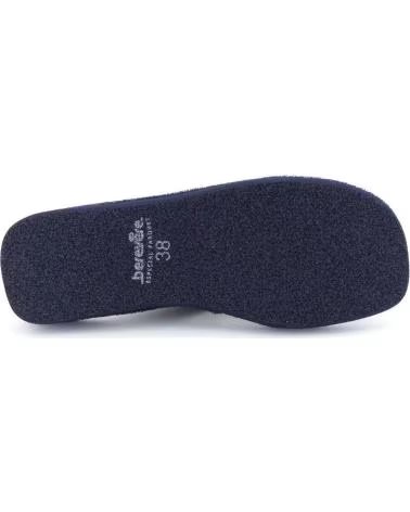 BEREVERE CHAUSSONS BEREVERE 4304 POUR FEMME, BLEU MARINE AZUL MARINO
