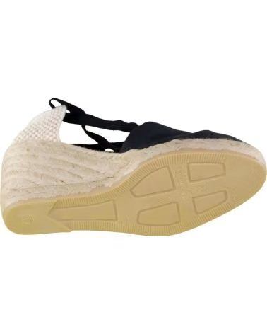 SEVILLAS VALENCIANA DE YUTE CINTA 3030-7N NEGRO