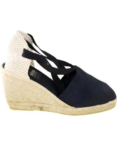 SEVILLAS VALENCIANA DE YUTE CINTA 3030-7N NEGRO