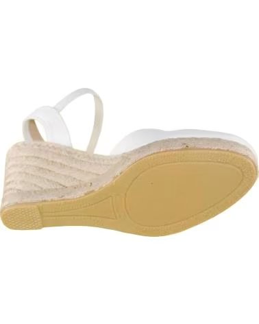 SEVILLAS VALENCIANA DE YUTE HEBILLA 3333 BLANCO