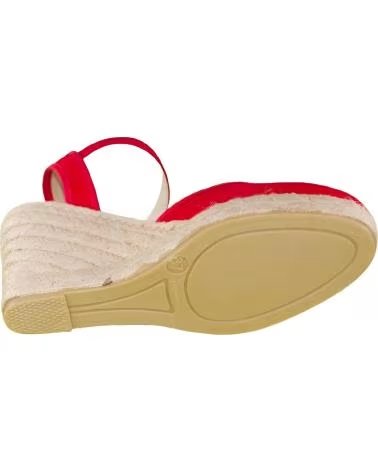 SEVILLAS VALENCIANA DE YUTE HEBILLA 3333 ROJO