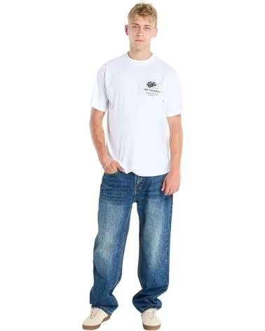 VANS OFF THE WALL CAMISETA DE MANGA CORTA VANS VN000PEWWHT1 EN PARA HOM BLANCO