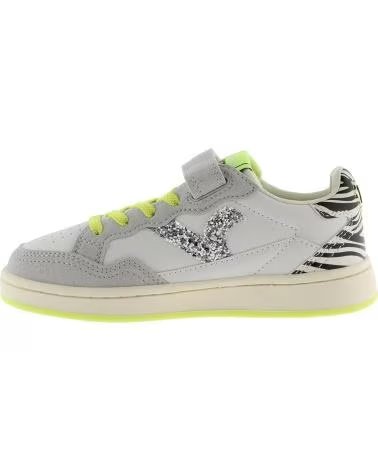 VICTORIA VICTORIA SMASH SNEAKERS FOR GIRLS, SILVER COLOR PLATA
