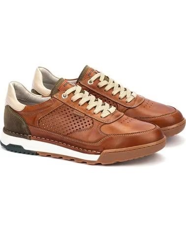 PIKOLINOS ZAPATO CORDONES TEIDE MARRóN