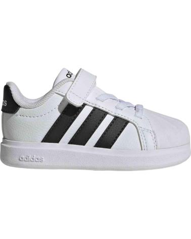 ADIDAS ZAPATILLAS GRAND COURT STREETTALK EL I JQ6145 PARA NIÑOS FTWWHT-CBLACK-CBLACK