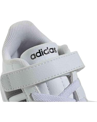 ADIDAS ZAPATILLAS GRAND COURT STREETTALK EL I JQ6145 PARA NIÑOS FTWWHT-CBLACK-CBLACK