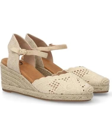 SPORT3PUNTO0 ANABELA ESPADRILLE BEGE COM TIRA NO TORNOZELO VARIOS COLORES