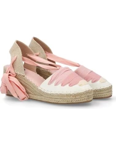 SPORT3PUNTO0 ESPADRILLES ANABELA COM LAÇO E FRANJAS MT-123 VARIOS COLORES
