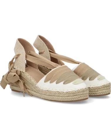 SPORT3PUNTO0 ESPADRILLES COMPENSÉES MT-123 KAKI AVEC LACETS VARIOS COLORES
