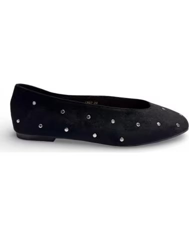 TIMBOS SAPATILHAS RASAS TIMBOS FEMININAS COM TACHAS PRETAS NEGRO