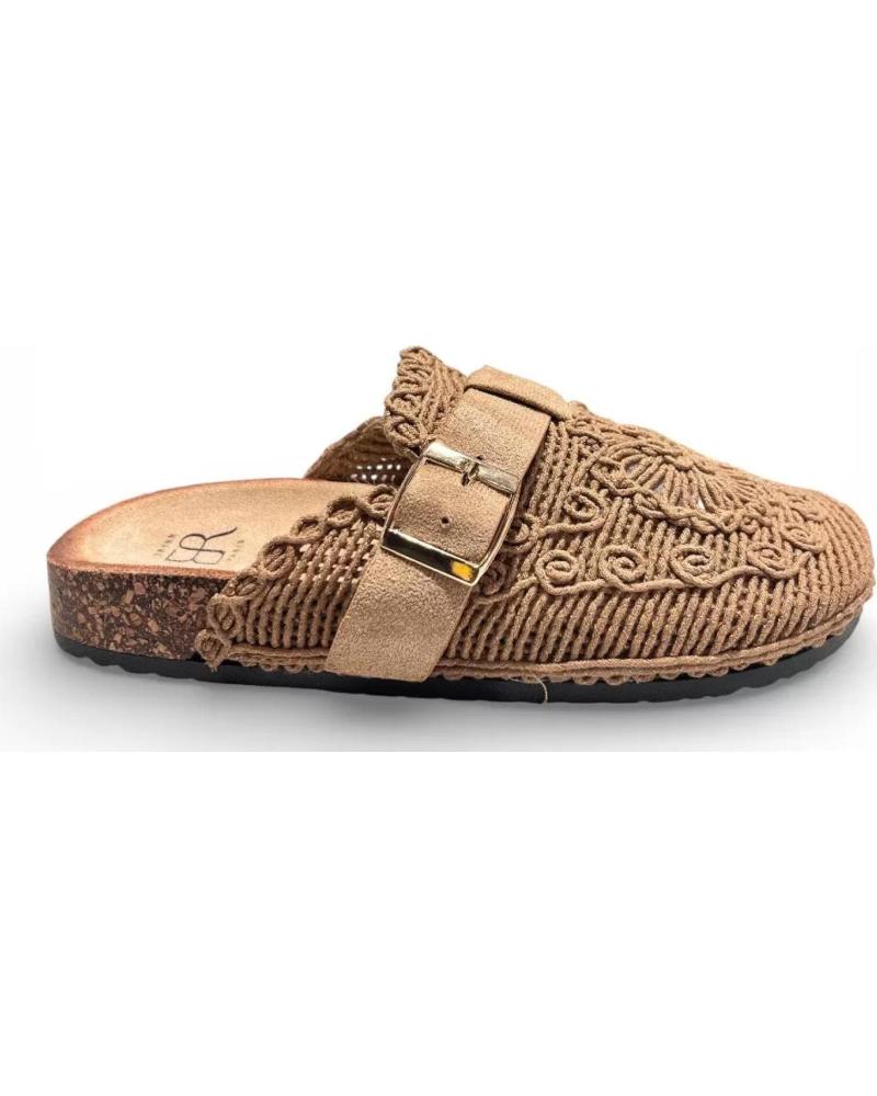 TIMBOS ZUECOS DE MUJER TIMBOS TUPÉ DE CORCHO Y CORREA AJUSTABLE VERDE