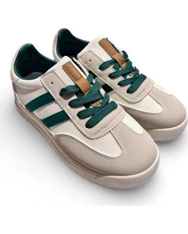TIMBOS TÊNIS FEMININO BEGE E VERDE BEIGE