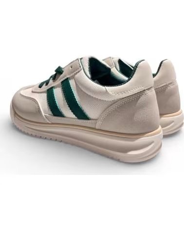TIMBOS TÊNIS FEMININO BEGE E VERDE BEIGE