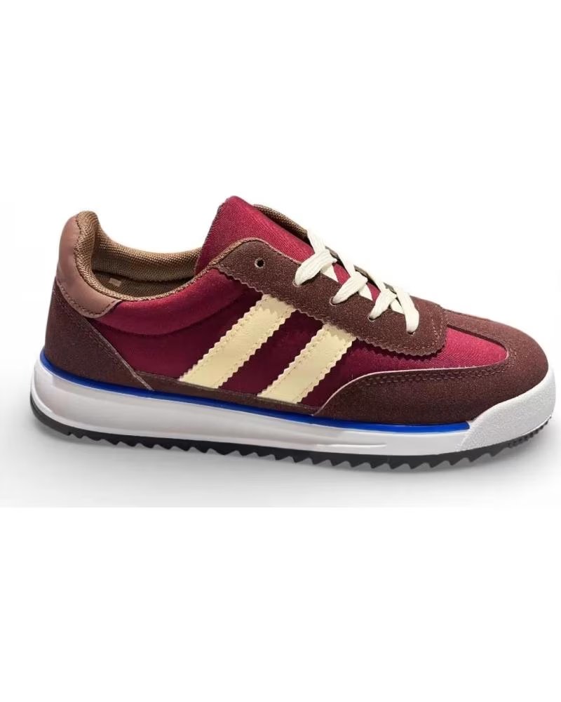 TIMBOS BASKETS POUR FEMMES TIMBOS COULEUR BORDEAUX 132497 ROJO