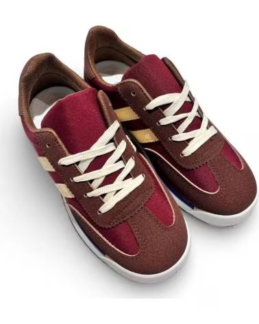 TIMBOS BASKETS POUR FEMMES TIMBOS COULEUR BORDEAUX 132497 ROJO