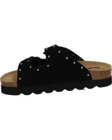 REFRESH SANDÁLIAS REFRESH COM TACHAS E FIVELA DUPLA NEGRO