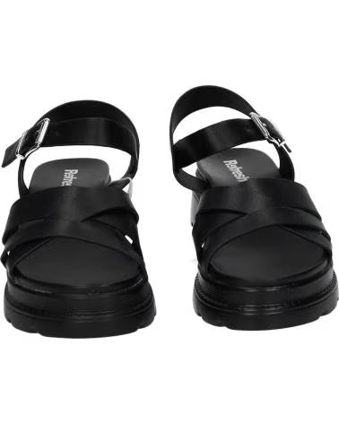 REFRESH Sandalias De Plataforma 175158Negro en negro para mujer NEGRO