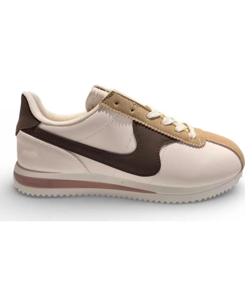 TIMBOS TÊNIS NIKE CORTEZ FEMININO, BEGE E MARROM BEIGE