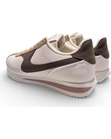 TIMBOS TÊNIS NIKE CORTEZ FEMININO, BEGE E MARROM BEIGE