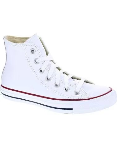 CONVERSE WEISSE UNISEX SNEAKER CHUCK TAYLOR ALL STAR MONO LEATHER BLANCO