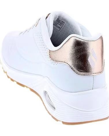 SKECHERS UNO SHIMMER AWAY DAMEN-SNEAKER BLANCO