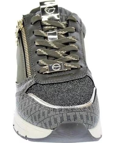 BASKETS TAMARIS POUR FEMMES AVEC FERMETURE ÉCLAIR LATÉRALE VERDE