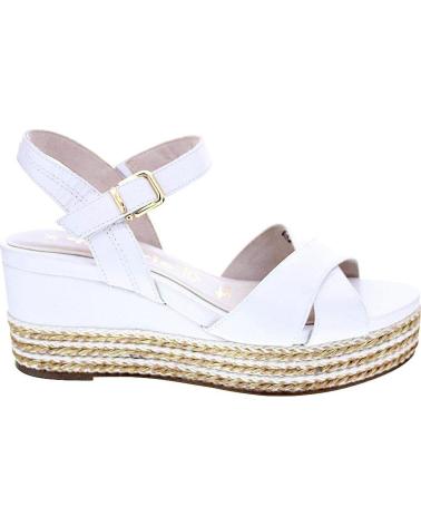 TAMARIS SANDALIAS DE CUÑA TAMARIS MODELO 28001 PARA MUJER EN BLANCO BLANCO