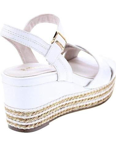 TAMARIS SANDALIAS DE CUÑA TAMARIS MODELO 28001 PARA MUJER EN BLANCO BLANCO
