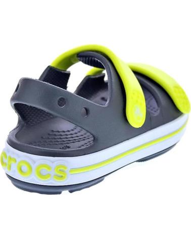 CROCS SANDALIAS CROCS CROCBAND CRUISER PARA NIÑO GRIS