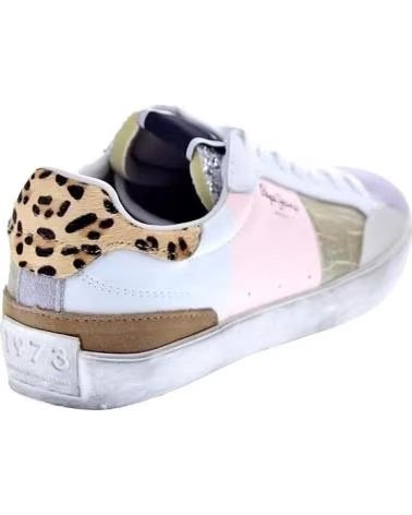 PEPE JEANS LANE SWEET W DAMEN SNEAKER IN HELLROSA LIGHT NUDE PINK
