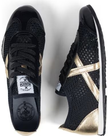 MUNICH OSAKA 8400594 SNEAKER IN SCHWARZ UND GOLD BLACK