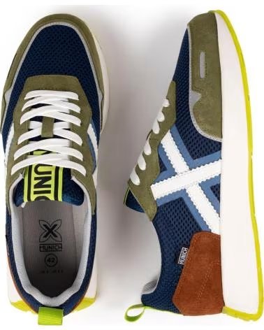 MUNICH ZAPATILLAS ZAPATILLAS XEMINE AZUL MARINO VERDE EN MULTICOLOR PARA UNISEX BLANCO