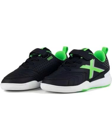MUNICH BOTAS DE FUTBOL SALA RONDITO KID ELASTIC LACES 20 EN PARA NINOS UNISEX NEGRO
