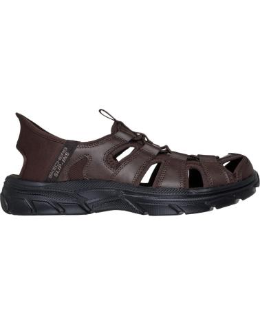 SKECHERS ZAPATOS ZAPATOS HOMBRE SANDALIAS MODELO REVOLTED VARTAN COLO MARRóN