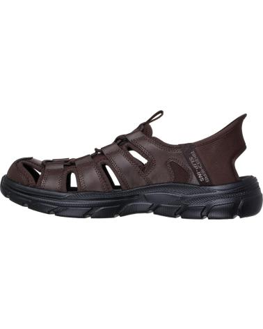 SKECHERS ZAPATOS ZAPATOS HOMBRE SANDALIAS MODELO REVOLTED VARTAN COLO MARRóN