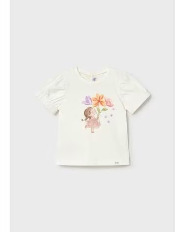 MAYORAL CAMISETA ESTAMPADA MAYORAL PARA MENINA BEGE BEIG