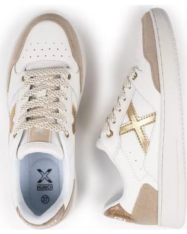 MUNICH LEGIT, URBANE SNEAKER IM LÄSSIGEN STIL WHITE