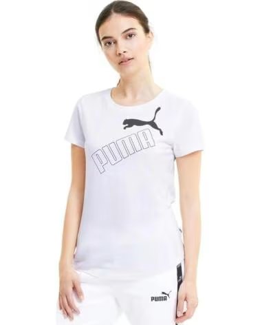 PUMA CAMISETA DE MANGA CORTA 583607-02 EN BLANCO PARA MUJER