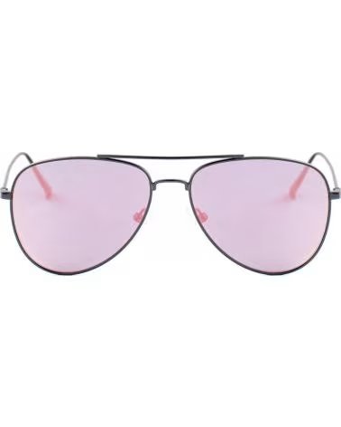 GUESS GUESS AVIATOR SUNGLASSES METAL GOLD PINK LENSES