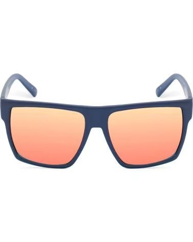 GUESS GUESS SUNGLASSES RECTANGULAR MEN BLUE ORANGE LENSES