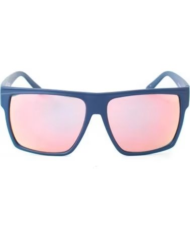 GUESS GAFAS DE SOL GUESS RECTANGULARES AZULES CON LENTES ROSAS ESPEJO GGU2053-MBL-21F-R