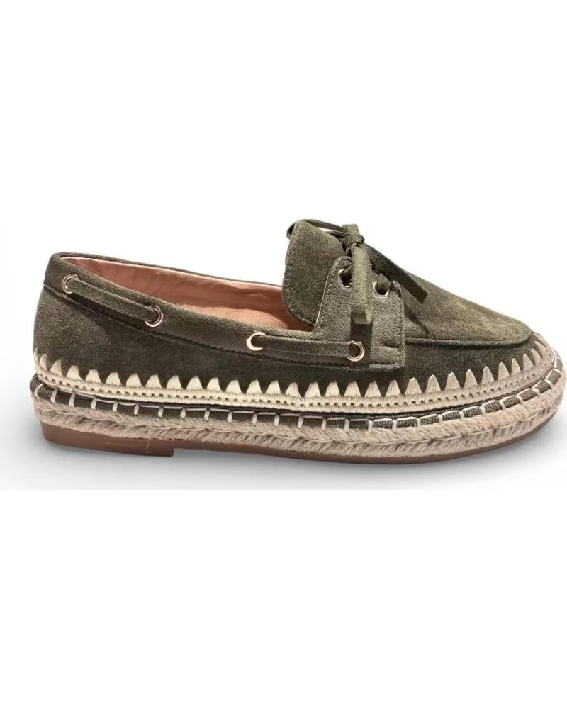 TIMBOS MOCASSINS DE ESPADRILLE FEMININOS TIMBOS VERDE