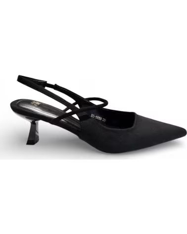 TIMBOS SAPATOS PRETOS DE SALTO PARA MULHER NEGRO