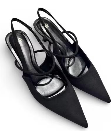 TIMBOS SAPATOS PRETOS DE SALTO PARA MULHER NEGRO