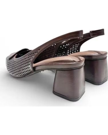 TIMBOS TIMBOS DAMENSCHNÜRSCHUHE MIT ABSATZ, BRAUN, MODELL 132501 MARRóN