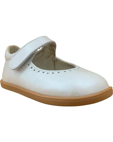 CRIOS CANGREJERAS DE PIEL PARA NIÑA COLOR BEIGE BEIGE