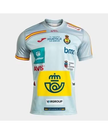 JOMA CAMISETA OFICIAL SELECCIÓN ESPAÑOLA CELESTE JOMA GRIS