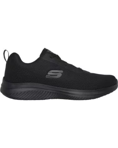 SKECHERS ZAPATILLAS 200241EC-BLK EN NEGRO PARA HOMBRE BLACK MESH