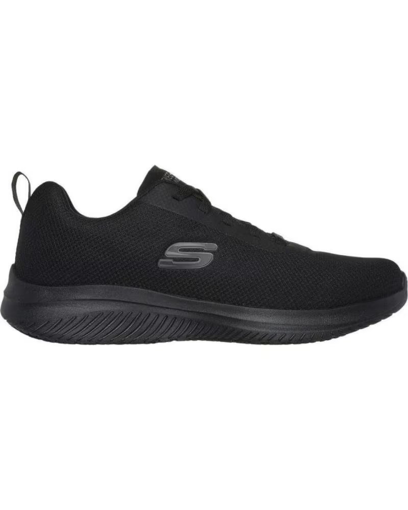 SKECHERS ZAPATILLAS 200241EC-BLK EN NEGRO PARA HOMBRE BLACK MESH